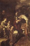 The adoracion of the Kings Magicians Artemisia gentileschi